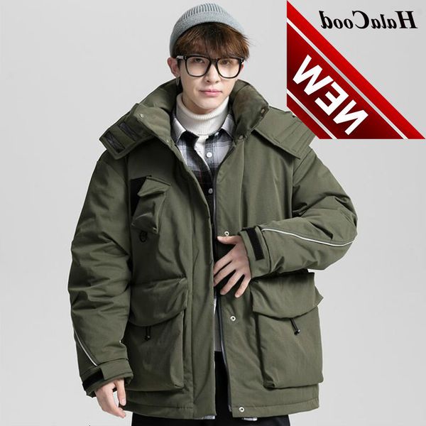 halacood men's winter casual white duck down jacket thicken snow parka overcoat men hooded windbreaker outwear coats, Black
halacood men's winter casual white duck down jacket thicken snow parka overcoat men hooded windbreaker outwear coats, Black