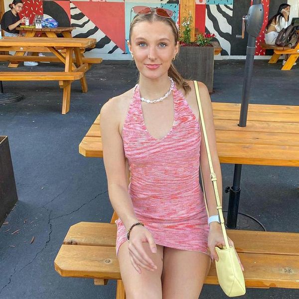 casual dresses summer women's halter bodycon dress sleeveless v neck multi color ribbed knitted club mini, Black;gray
casual dresses summer women's halter bodycon dress sleeveless v neck multi color ribbed knitted club mini, Black;gray