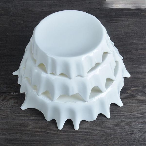 dishes & plates el features simple ceramic molecular dish, water drop round cake, snack dish
dishes & plates el features simple ceramic molecular dish, water drop round cake, snack dish