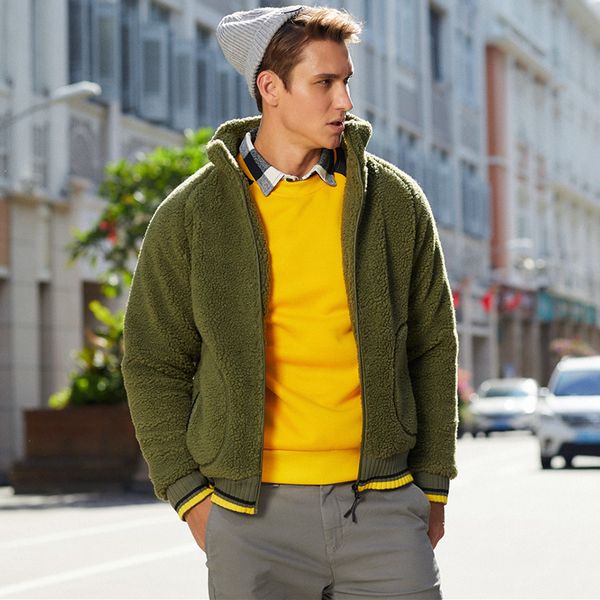 men's hoodies & sweatshirts wool winter teddy casual cardigan coats brand clothing fashion couple wear hoodie lorx, Black
men's hoodies & sweatshirts wool winter teddy casual cardigan coats brand clothing fashion couple wear hoodie lorx, Black