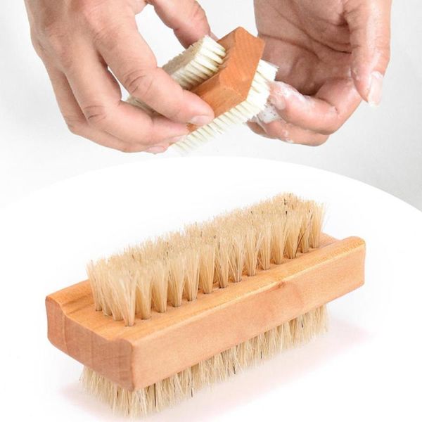 nail brushes brush easy to clean double side thicken cleaning wooden handle natural bristles for manicure, Yellow
nail brushes brush easy to clean double side thicken cleaning wooden handle natural bristles for manicure, Yellow