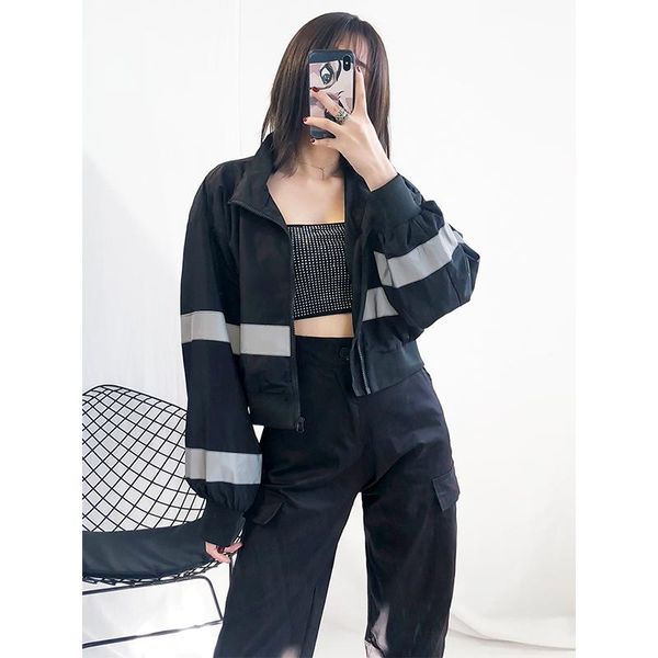 women's jackets women jacket short zipper high waist splicing spring autumn casual thin outerwear ladies tooling coat streetwear a866, Black;brown
women's jackets women jacket short zipper high waist splicing spring autumn casual thin outerwear ladies tooling coat streetwear a866, Black;brown