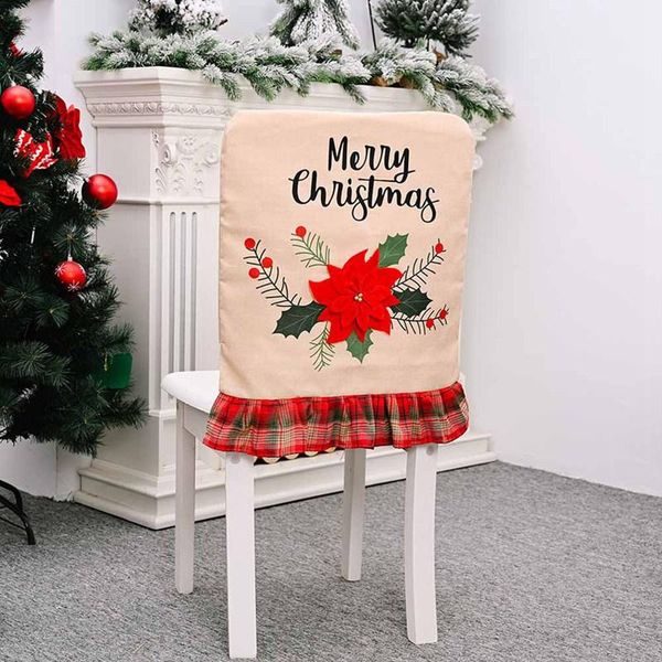 christmas table set decoration restaurant chair year supplies back cover home covers
christmas table set decoration restaurant chair year supplies back cover home covers