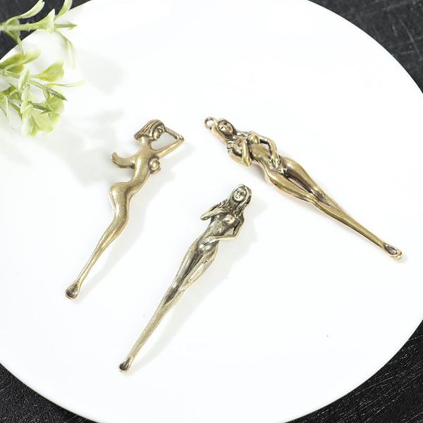 keychains creative brass beauty keychain pendants pure copper handmade goddess ear pick, Silver
keychains creative brass beauty keychain pendants pure copper handmade goddess ear pick, Silver