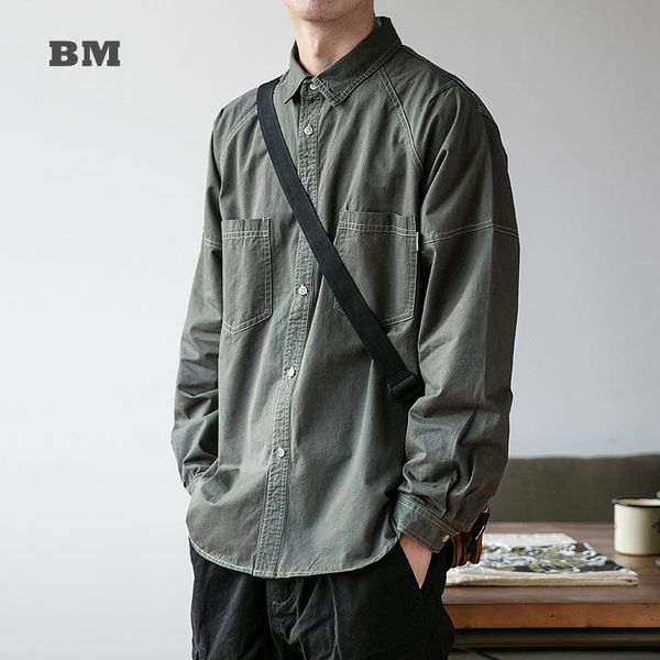 men's casual shirts fashion harajuku cargo shirt men clothing japanese streetwear long sleeves spring korean workwear male, White;black
men's casual shirts fashion harajuku cargo shirt men clothing japanese streetwear long sleeves spring korean workwear male, White;black