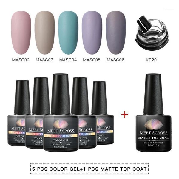 across matte gel nail polish set semi permanent uv primer 8ml manicure soak off art varnish1
across matte gel nail polish set semi permanent uv primer 8ml manicure soak off art varnish1