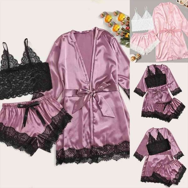 long sleeve pajamas lace women sleepwear lingerie nightwear underwear 3pc suit pajama sets for pijama mujer, Black;red
long sleeve pajamas lace women sleepwear lingerie nightwear underwear 3pc suit pajama sets for pijama mujer, Black;red