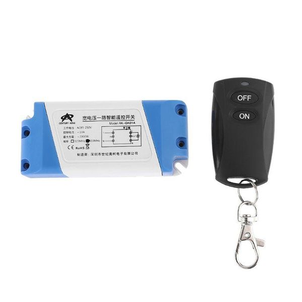 ac85v-250v wide voltage single way switch wireless receiver controller with on/off 2 key remote control smart home
ac85v-250v wide voltage single way switch wireless receiver controller with on/off 2 key remote control smart home