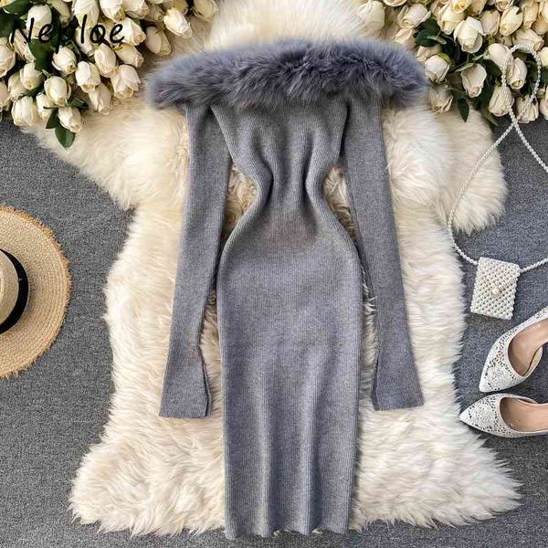 neploe slash neck shoulder strapless slim fit dress fashion knitted women dresses new autumn winter vestidos 1h732 210423, Black;gray
neploe slash neck shoulder strapless slim fit dress fashion knitted women dresses new autumn winter vestidos 1h732 210423, Black;gray