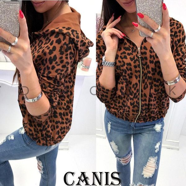 women's jackets fashion women leopard print jacket coats zip up biker flight casual outwear, Black;brown
women's jackets fashion women leopard print jacket coats zip up biker flight casual outwear, Black;brown