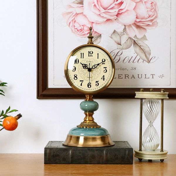 desk & table clocks retro vintage decorative clock metal silent luxury on the classical american style gift
desk & table clocks retro vintage decorative clock metal silent luxury on the classical american style gift