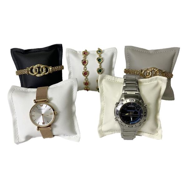 jewelry pouches, bags black/white/grey/beige pu display pillow with holder pendant anklet cushion stand bangle watch bracelet organizer rack, Pink;blue
jewelry pouches, bags black/white/grey/beige pu display pillow with holder pendant anklet cushion stand bangle watch bracelet organizer rack, Pink;blue