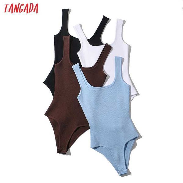 tangada summer women solid square collar knit playsuits sleeveless rompers ladies chic jumpsuits lk24 210609, Black;white
tangada summer women solid square collar knit playsuits sleeveless rompers ladies chic jumpsuits lk24 210609, Black;white