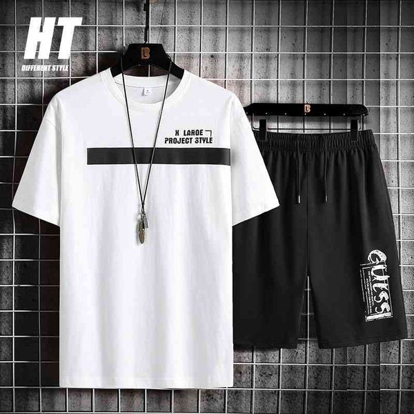 men casual set letter print tracksuit fashion 2 piece striped short sleeve t-shirt+shorts male sportswear summer sportsuit 210603, Gray
men casual set letter print tracksuit fashion 2 piece striped short sleeve t-shirt+shorts male sportswear summer sportsuit 210603, Gray