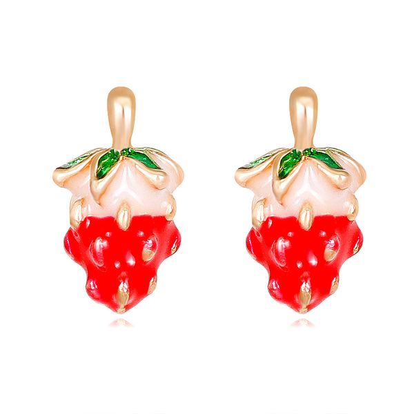 factory danrun new fashion cute cartoon alloy painting oil strawberry earrings christmas
factory danrun new fashion cute cartoon alloy painting oil strawberry earrings christmas