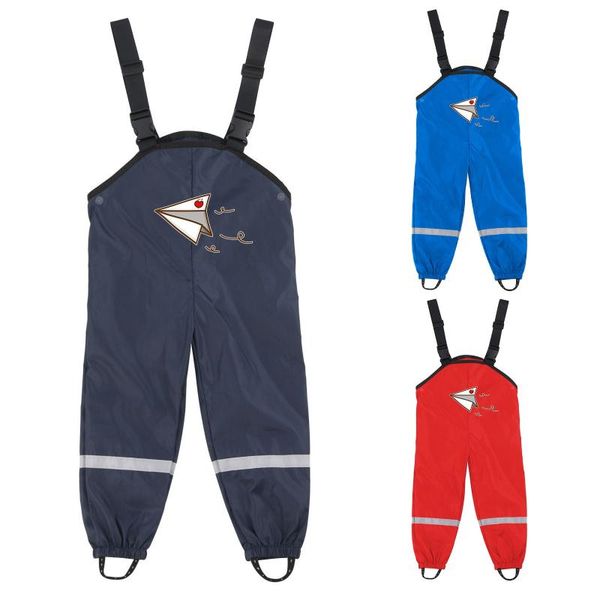 children rain pants cartoon solid color kids overalls oxford windproof waterproof trousers baby boys girls impenetrable rainwear jumpsuits, Blue
children rain pants cartoon solid color kids overalls oxford windproof waterproof trousers baby boys girls impenetrable rainwear jumpsuits, Blue