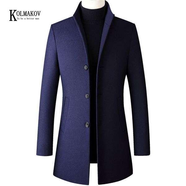 kolmakov autumn/winter british style solid men long woolen coat slim fit wine red black navy blue gray overcoat male 4xl 211122
kolmakov autumn/winter british style solid men long woolen coat slim fit wine red black navy blue gray overcoat male 4xl 211122