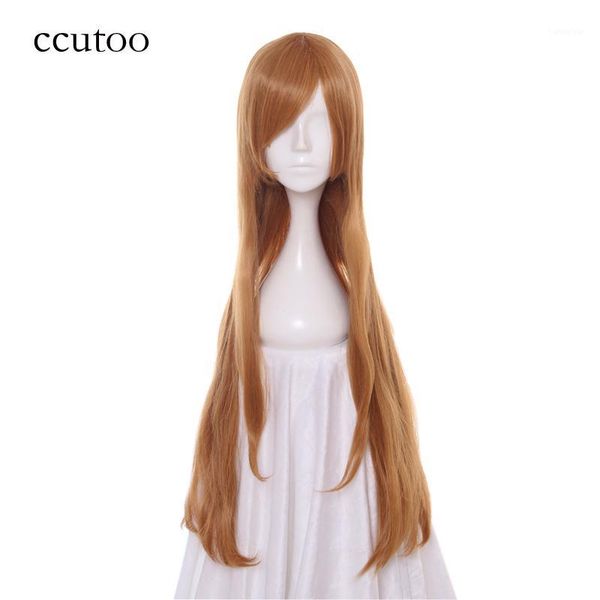 ccutoo sword art online yuuki asuna 80cm golden brown long straight braid hair styled synthetic party cosplay wig1, Black
ccutoo sword art online yuuki asuna 80cm golden brown long straight braid hair styled synthetic party cosplay wig1, Black