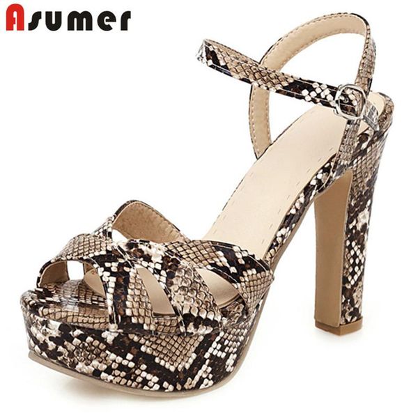 fashion high heels platform sandals women peep toe snake buckle summer ladies party wedding shoes woman, Black
fashion high heels platform sandals women peep toe snake buckle summer ladies party wedding shoes woman, Black