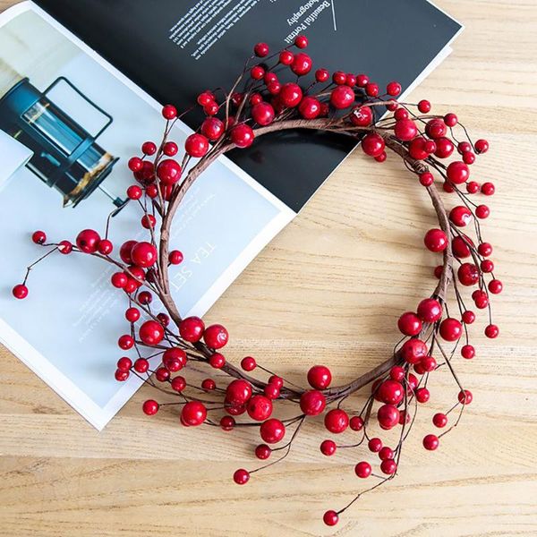 #40 20/30cm red berries christmas wreath hanging decoration decorations for home navidad decorative flowers & wreaths
#40 20/30cm red berries christmas wreath hanging decoration decorations for home navidad decorative flowers & wreaths