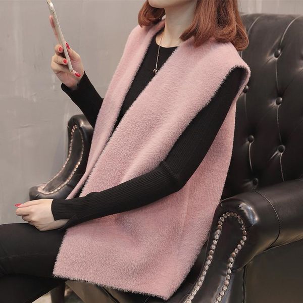 women's vests fashion winter coat women faux fur gilet vest sleeveless waistcoat body warmer jacket outwear chaquetas mujer 2021, Black;white
women's vests fashion winter coat women faux fur gilet vest sleeveless waistcoat body warmer jacket outwear chaquetas mujer 2021, Black;white