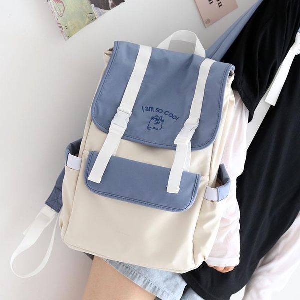 backpack fresh college women's backpacks for girls fashion panelled schoolbag high school student female 2021 bookbag ladies
backpack fresh college women's backpacks for girls fashion panelled schoolbag high school student female 2021 bookbag ladies