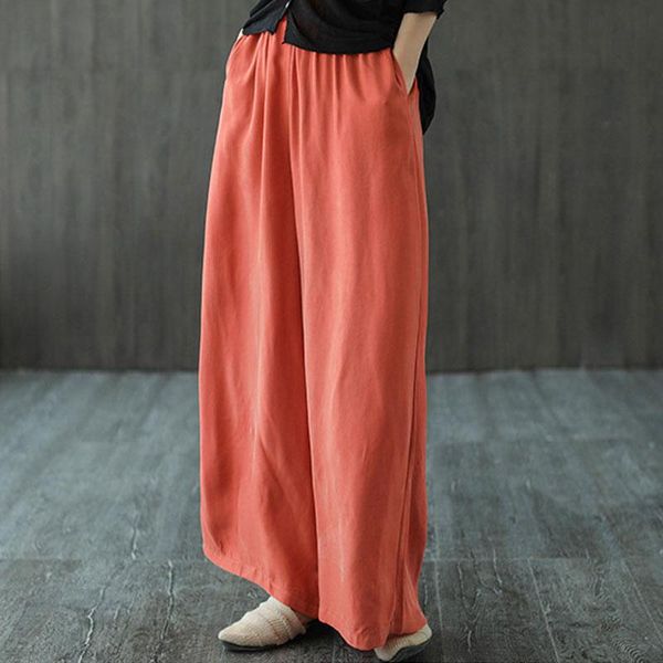 women's pants & capris fairynatural loose vintage full length ladies wide leg 2021 summer simple comfortable women elastic waist long t, Black;white
women's pants & capris fairynatural loose vintage full length ladies wide leg 2021 summer simple comfortable women elastic waist long t, Black;white