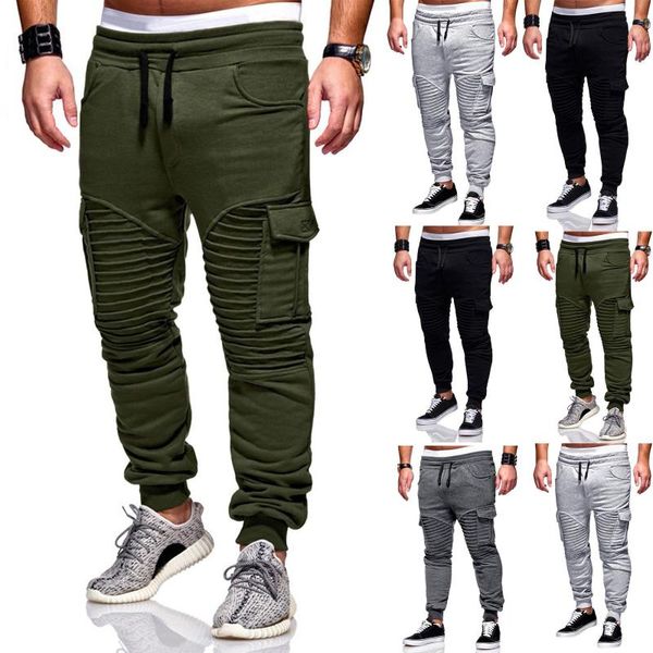 men's pants summer men pure colors casual drawstring high waist pocket loose sport work sweatpants trouser pantalones hombre#35, Black
men's pants summer men pure colors casual drawstring high waist pocket loose sport work sweatpants trouser pantalones hombre#35, Black