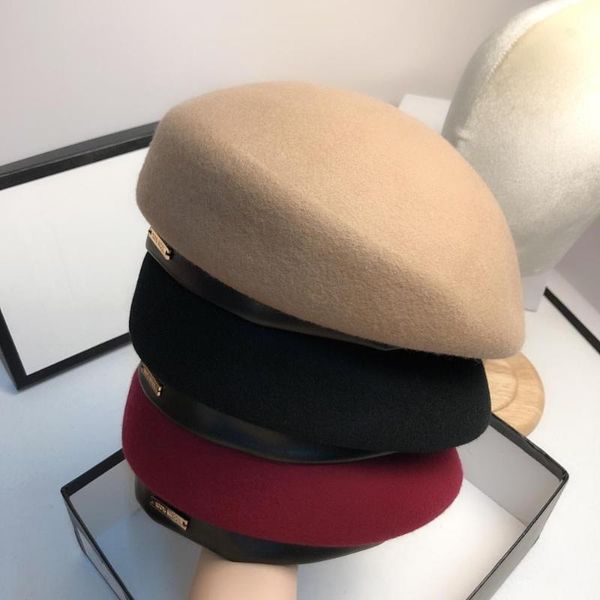 berets 202108-weimin autumn winter wool warm metal sheet decoration pu brim lady beret hat men women leisure painter, Blue;gray
berets 202108-weimin autumn winter wool warm metal sheet decoration pu brim lady beret hat men women leisure painter, Blue;gray