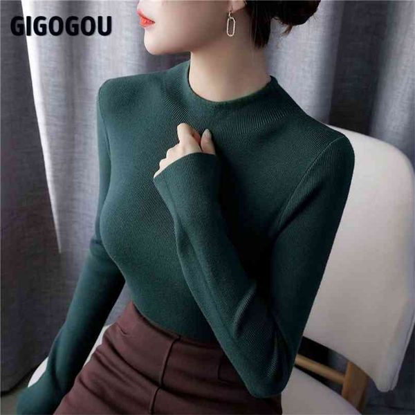 gigogou women sweaters elegant slim fit long sleeve pullover korean fashion soft knitted jumper autumn winter haut femme 210914, White;black
gigogou women sweaters elegant slim fit long sleeve pullover korean fashion soft knitted jumper autumn winter haut femme 210914, White;black