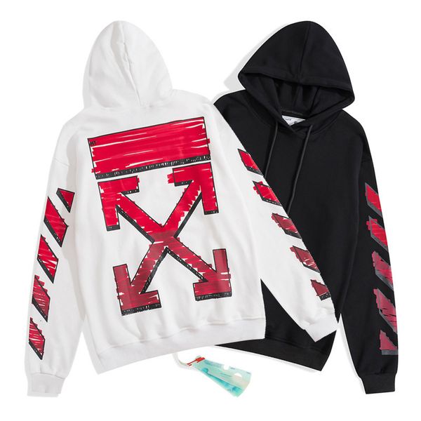 style off 21ss gradient trendy macarone arrstyle graffiti men's and women's casual loose hoodie, Black
style off 21ss gradient trendy macarone arrstyle graffiti men's and women's casual loose hoodie, Black
