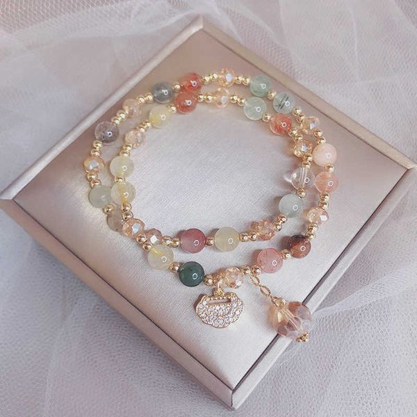rose sisi women's double ring bracelet, garnet jewelry, colored crystal, chinese style, micro inlay, long life,, Golden;silver
rose sisi women's double ring bracelet, garnet jewelry, colored crystal, chinese style, micro inlay, long life,, Golden;silver