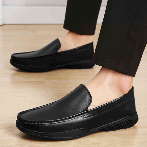 dress shoes men's leather loafers outdoor fashion comfortable business for men royal driving flat heel rubber sole gf47, Black
dress shoes men's leather loafers outdoor fashion comfortable business for men royal driving flat heel rubber sole gf47, Black