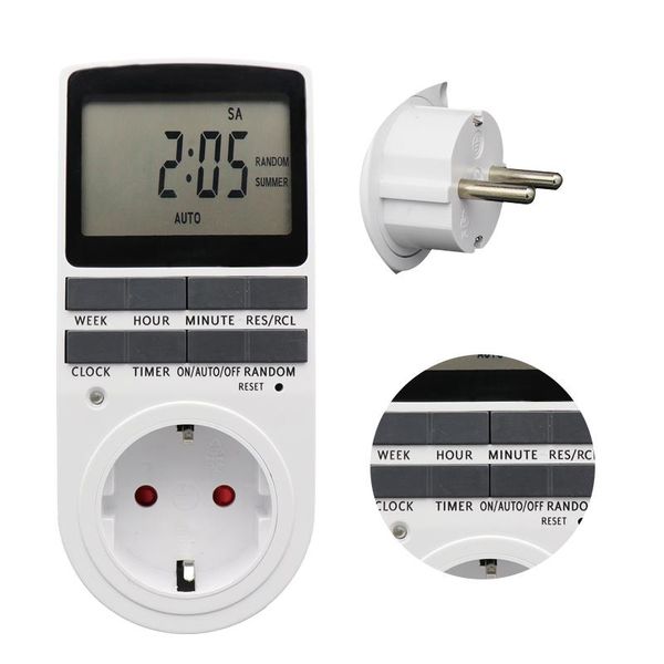 timers 12/24 hour eu programmable week timing socket electronic digital timer switch us fr br plug kitchen
timers 12/24 hour eu programmable week timing socket electronic digital timer switch us fr br plug kitchen