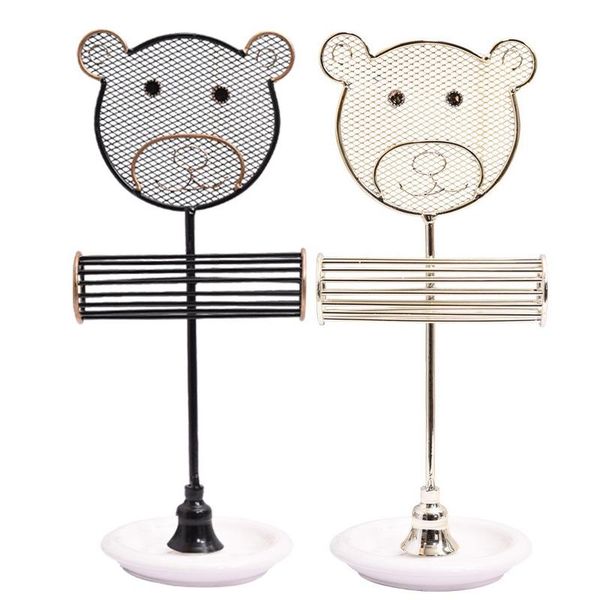 jewelry pouches, bags iron display stand ring holder cute bear ear studs earring storage tool, Pink;blue
jewelry pouches, bags iron display stand ring holder cute bear ear studs earring storage tool, Pink;blue