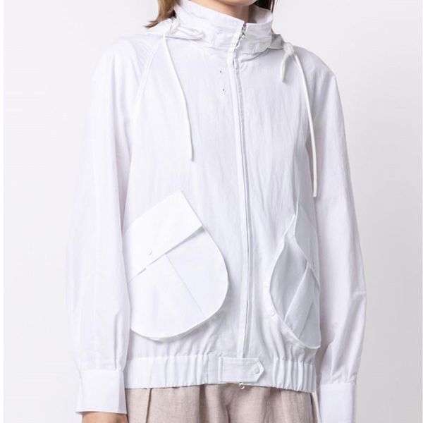 women's trench coats 2021 spring autumn coat drawstring hooded jacket with large pockets long sleeve loose zipper ladies breathable, Tan;black
women's trench coats 2021 spring autumn coat drawstring hooded jacket with large pockets long sleeve loose zipper ladies breathable, Tan;black