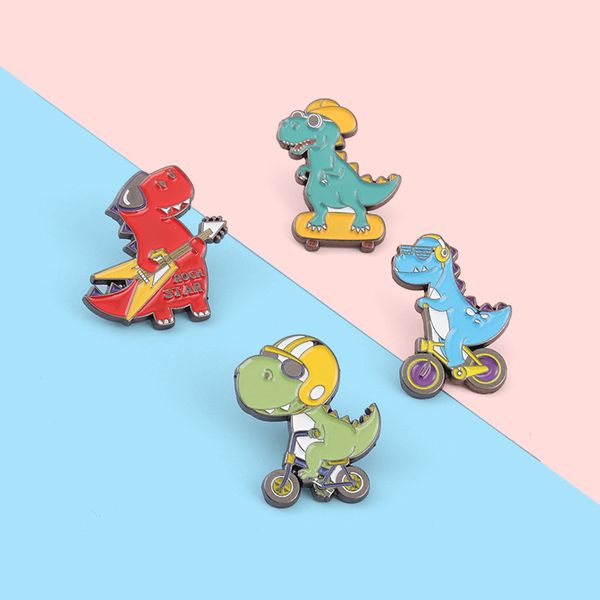 cartoon skateboard bike guitar sunglasses dinosaur enamel brooch pins 4pcs/set music theme funny alloy brooches for girls gift badges bag de, Gray
cartoon skateboard bike guitar sunglasses dinosaur enamel brooch pins 4pcs/set music theme funny alloy brooches for girls gift badges bag de, Gray