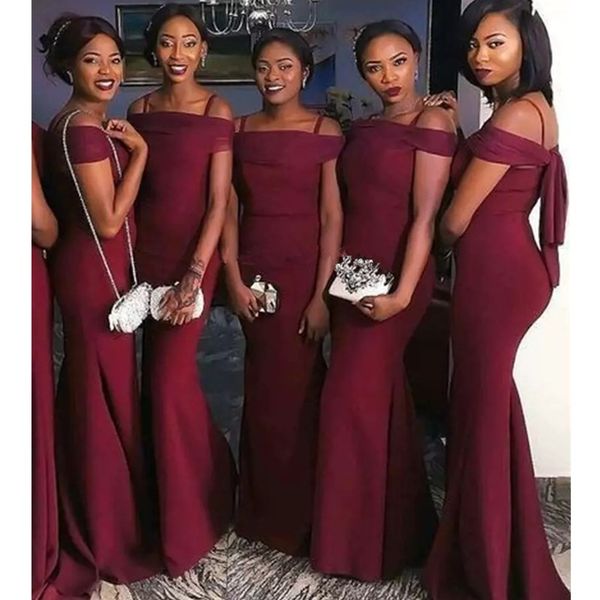 african mermaid bridesmaid dresses long 2022 burgundy boat neck floor length off shoulder bridesmaid gowns prom party dress, White;pink
african mermaid bridesmaid dresses long 2022 burgundy boat neck floor length off shoulder bridesmaid gowns prom party dress, White;pink