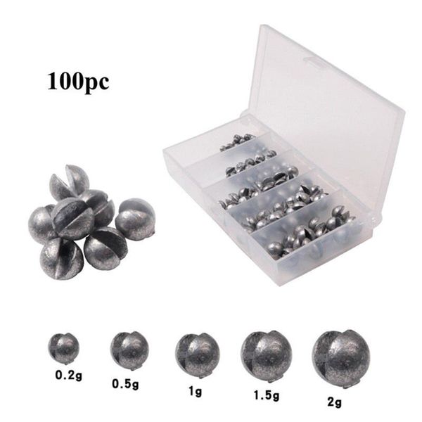 fishing hooks 100 pcs/box open bite lead set bare fishing-clip drop biting round plumb bob auxiliary tackle gear accessories
fishing hooks 100 pcs/box open bite lead set bare fishing-clip drop biting round plumb bob auxiliary tackle gear accessories