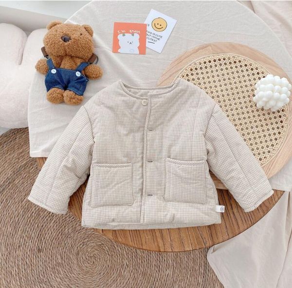 Jackets 2021 Wholesale Girls Boys Plaid Thicken Coat Winter Cotton Full Sleeve Kids Coats 1-6 Years PW155, Blue;gray
Jackets 2021 Wholesale Girls Boys Plaid Thicken Coat Winter Cotton Full Sleeve Kids Coats 1-6 Years PW155, Blue;gray