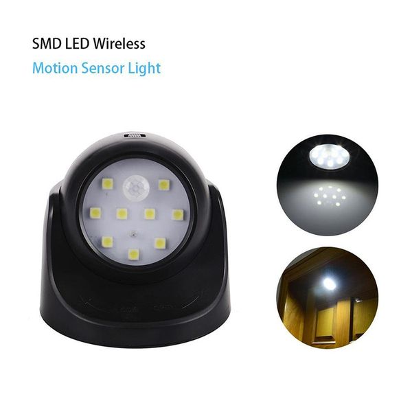 9 led pir motion sensor night light 360 degree rotation wireless detecto wall night light auto on/off closet hallway lamp
9 led pir motion sensor night light 360 degree rotation wireless detecto wall night light auto on/off closet hallway lamp