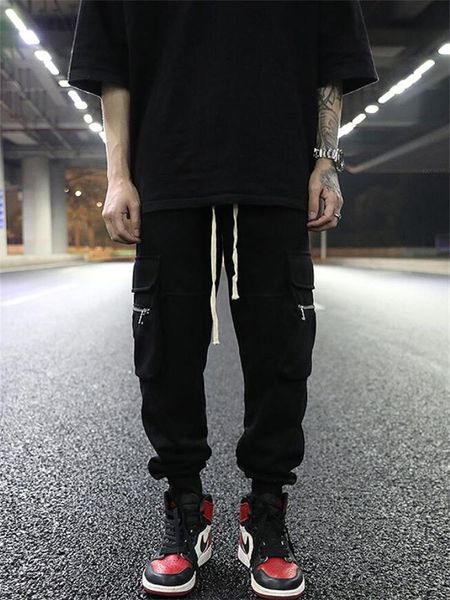 men's pants cargo spring and autumn classic dark wind large pocket decoration loose versatile size casual, Black
men's pants cargo spring and autumn classic dark wind large pocket decoration loose versatile size casual, Black