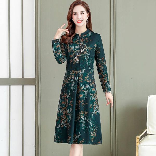 casual dresses vintage cheongsam velvet plus size 5xl middle aged women spring dress 2021 printed long sleeve, Black;gray
casual dresses vintage cheongsam velvet plus size 5xl middle aged women spring dress 2021 printed long sleeve, Black;gray