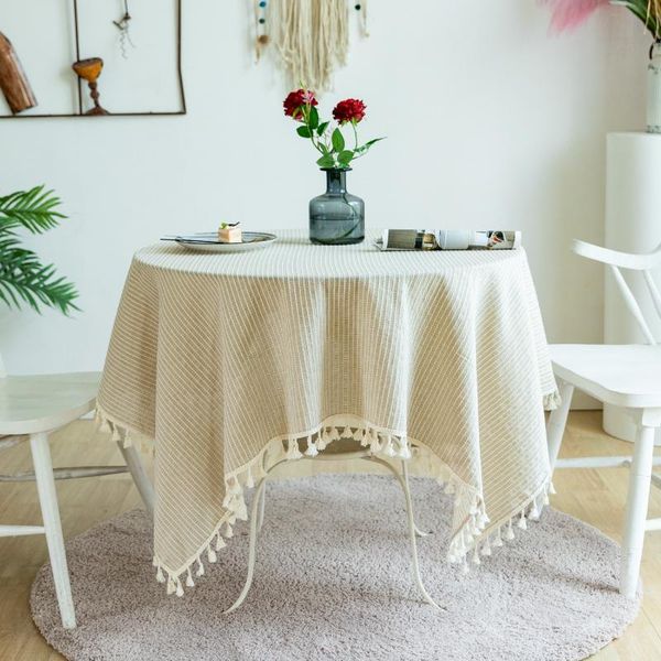 table cloth fresh japanese style striped tablecloth for decoration household cotton linen blended tassel wedding
table cloth fresh japanese style striped tablecloth for decoration household cotton linen blended tassel wedding