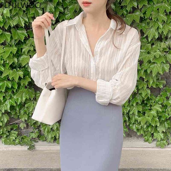 women's blouses & shirts sunscreen blusas fashion women long sleeve casual loose plus size solid striped single breasted butt, White
women's blouses & shirts sunscreen blusas fashion women long sleeve casual loose plus size solid striped single breasted butt, White