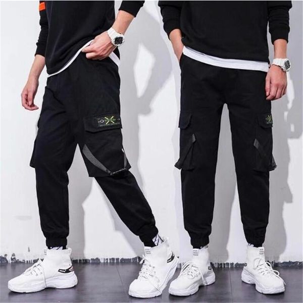 cargo pants men loose hip hop streetwear joggers korean pocket patchwork harem ankle length trousers techwear males men's, Black
cargo pants men loose hip hop streetwear joggers korean pocket patchwork harem ankle length trousers techwear males men's, Black