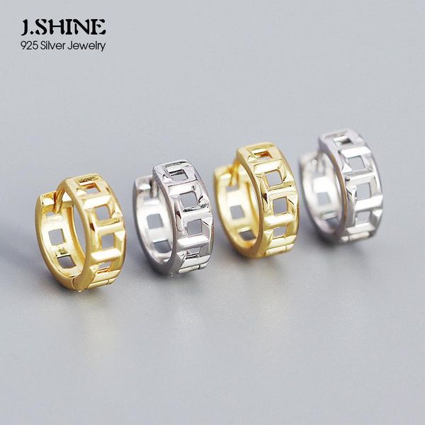 hoop & huggie jshine authentic 925 sterling silver gold t-shaped hollow square earrings piercing round circle ear buckle fine jewelry gifts, Golden;silver
hoop & huggie jshine authentic 925 sterling silver gold t-shaped hollow square earrings piercing round circle ear buckle fine jewelry gifts, Golden;silver