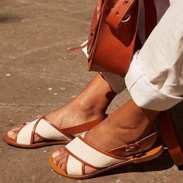 sandals woman buckle strap cross gladiator open toe roman flats shoes strappy beach plus size 43 sandalias mujer summer, Black
sandals woman buckle strap cross gladiator open toe roman flats shoes strappy beach plus size 43 sandalias mujer summer, Black
