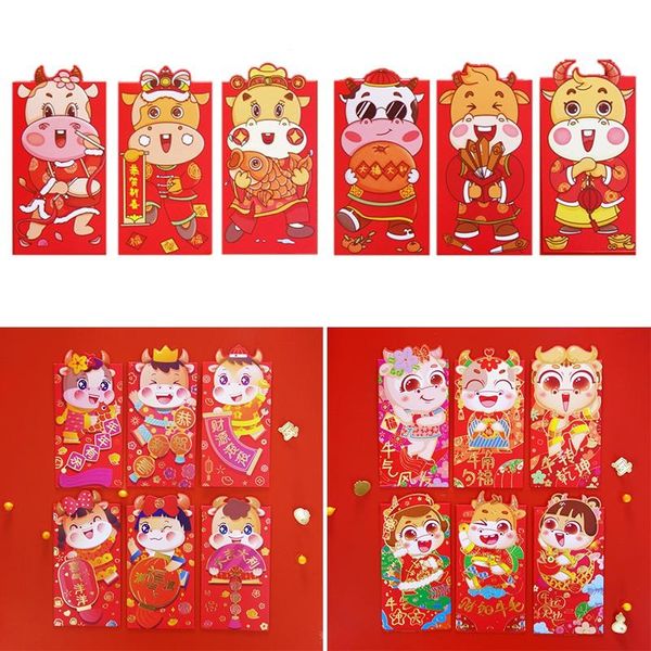 year red envelopes of the ox cartoon spring festival packet thickened lucky money bag gift wrap
year red envelopes of the ox cartoon spring festival packet thickened lucky money bag gift wrap
