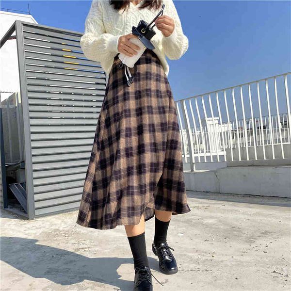 Skirts a Line Plaid Midi Women Vintage Spring Skirt Office Lady High Waist Girls Autumn G9T3, Black
Skirts a Line Plaid Midi Women Vintage Spring Skirt Office Lady High Waist Girls Autumn G9T3, Black